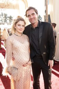 LOS ANGELES - JANUARY 7: Rose McIver and George Byrne arrive at the 81st Golden Globe Awards held at the Beverly Hilton in Beverly Hills, California on Sunday, January 7, 2024. 


(Todd Williamson/CBS via Getty Images) *** Rose McIver and George Byrne ***