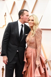 HOLLYWOOD, CALIFORNIA - FEBRUARY 09: (L-R) Scott Stuber and Molly Sims attends the 92nd Annual Academy Awards at Hollywood and Highland on February 09, 2020 in Hollywood, California. (Photo by Steve Granitz/WireImage)