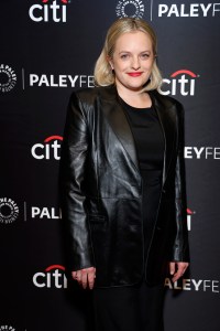 NEW YORK, NEW YORK - OCTOBER 10: Elisabeth Moss attends "The Handmaid's Tale" event during the 2022 PaleyFest NY at Paley Museum on October 10, 2022 in New York City. (Photo by John Lamparski/Getty Images)