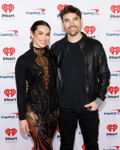 INGLEWOOD, CALIFORNIA - DECEMBER 01: Ashley Iaconetti and Jared Haibon attend the 2023 KIIS FM iHeartRadio Jingle Ball at The Kia Forum on December 01, 2023 in Inglewood, California. (Photo by Taylor Hill/WireImage,)