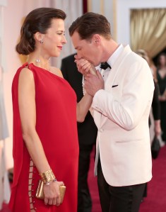 HOLLYWOOD, CA - FEBRUARY 22:  Actor Benedict Cumberbatch (R) and Sophie Hunter attend the 87th Annual Academy Awards at Hollywood & Highland Center on February 22, 2015 in Hollywood, California.  (Photo by Christopher Polk/Getty Images)
