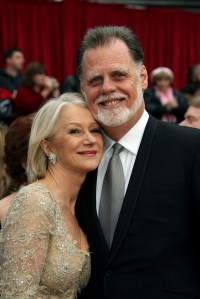 HOLLYWOOD - FEBRUARY 25:  Dame Helen Mirren and husband Taylor Hackford attend the 79th Annual Academy Awards held at the Kodak Theatre on February 25, 2007 in Hollywood, California.  (Photo by Frazer Harrison/Getty Images)